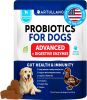 Dog Probiotics Gut Health Itchy Skin Allergies & Immunity Support Yeast Balance Dog Probiotic Chews with Prebiotics Dog Probiotics and Digestive Enzy