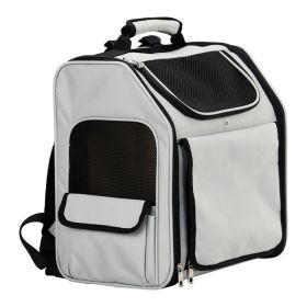 Pet Carrier Backpack, Expandable Cat Dog Carrier with Back Extension, Breathable Mesh Travel Backpack for Small Dogs Cats, Soft-Sided Pet Backpack Ho