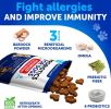 Dog Probiotics Gut Health Itchy Skin Allergies & Immunity Support Yeast Balance Dog Probiotic Chews with Prebiotics Dog Probiotics and Digestive Enzy