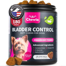 Dog UTI Treatment Dog Cranberry Supplement for Bladder Kidney Health Urinary Tract Incontinence Support Cranberry Supplement for Dog Incontinence Bla