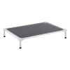 VEVOR Elevated Dog Bed for Large Dogs, Portable Raised Dog Cot with Aluminum Tube Metal Frame and Breathable Textilene Mesh, Indoor & Outdoor Pet Coo