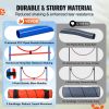 VEVOR Dog Agility Training Equipment, 5 PCS Set Upgrade with Adjustable High Hurdles,6 Weave Poles,Extended Tunnel,Jump Ring,Pause Box,Whistle,Foldab