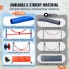 VEVOR Dog Agility Training Equipment, 5 PCS Combination Set with Adjustable High Hurdles,6 Weave Poles, Tunnel, Jump Ring, Pause Box, Whistle, Foldab
