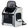 Pet Carrier Backpack, Expandable Cat Dog Carrier with Back Extension, Breathable Mesh Travel Backpack for Small Dogs Cats, Soft-Sided Pet Backpack Ho